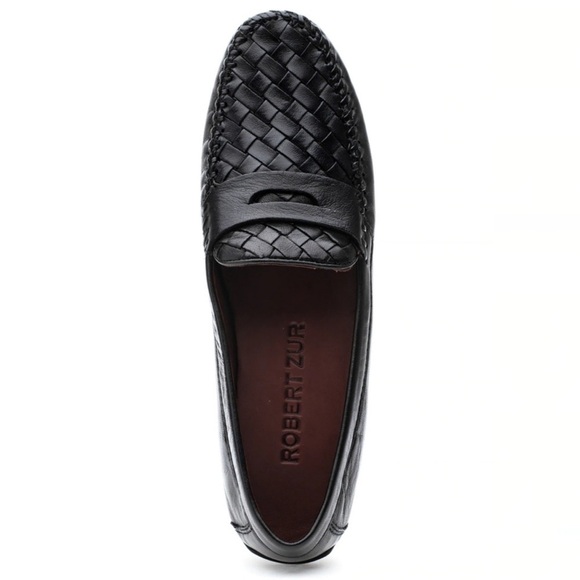 ROBERT ZUR PETRA LOAFER BLACK LEATHER men’s size 10 or women’s size 12 main image 7